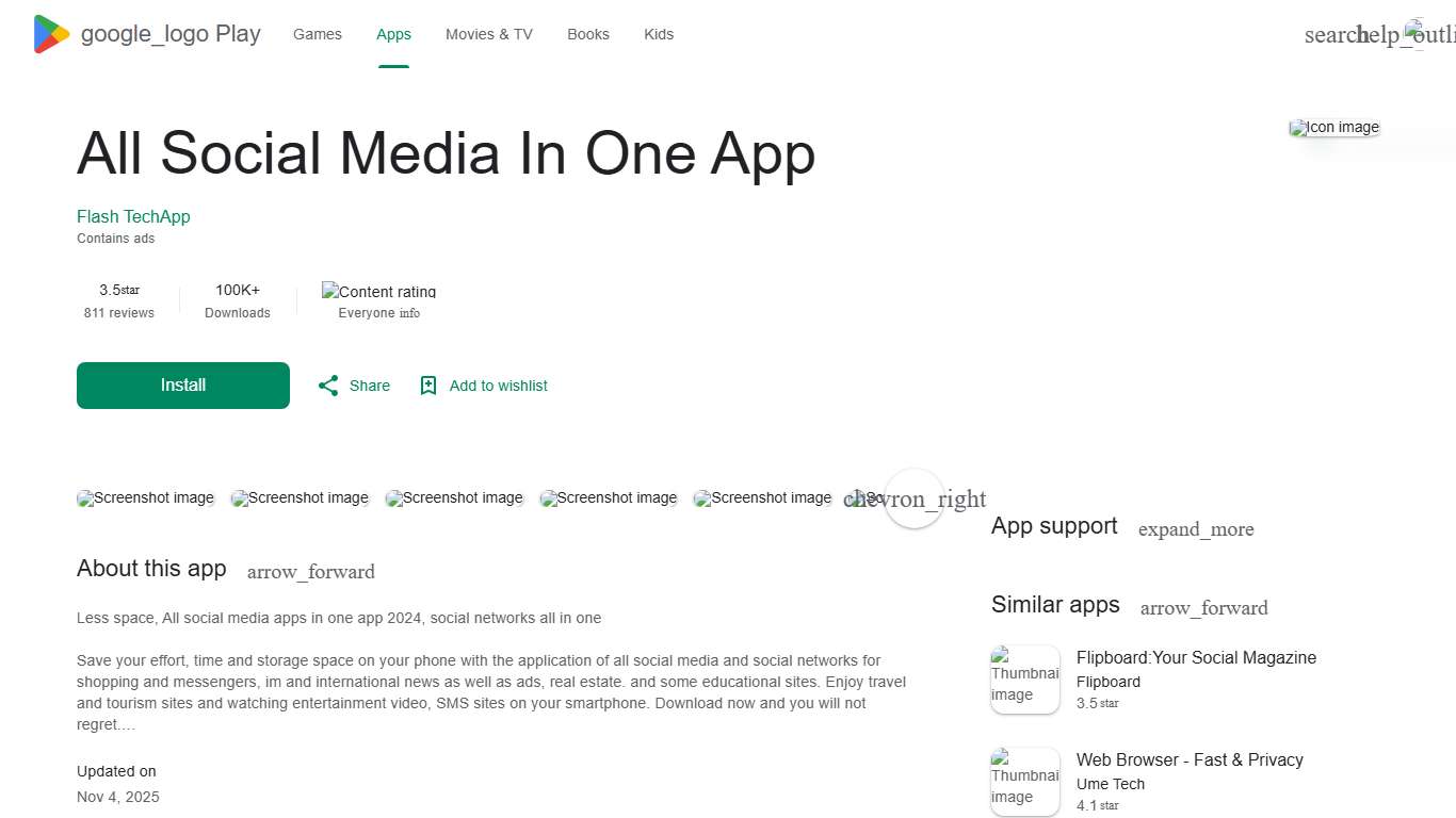 All Social Media In One App - Apps on Google Play
