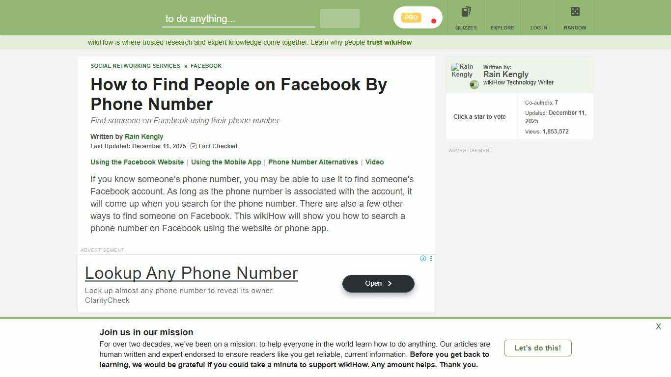 How to Search a Phone Number on Facebook: Desktop & Mobile